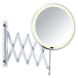 Kozmetické zrkadlo s osvetlením/zväčšovacie ø 20 cm Barona – Wenko vyobraziť