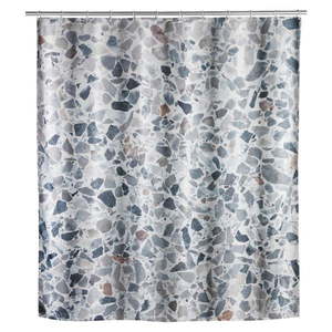 Prateľný sprchový záves Wenko Terrazzo, 180 x 200 cm vyobraziť