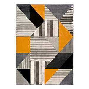 Oranžovo-sivý koberec Universal Gladys Duro, 60 x 120 cm vyobraziť