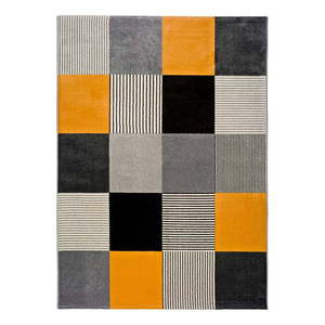 Oranžovo-sivý koberec Universal Gladys Lento, 160 × 230 cm vyobraziť