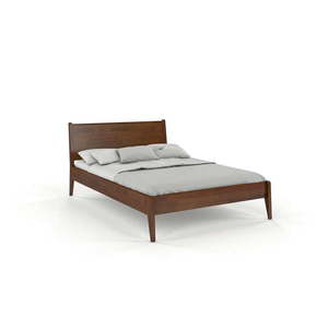 Hnedá/v prírodnej farbe dvojlôžková posteľ z borovicového dreva 160x200 cm Visby Radom – Skandica vyobraziť