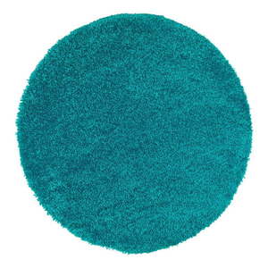 Modrý koberec Universal Aqua Liso, ø 100 cm vyobraziť