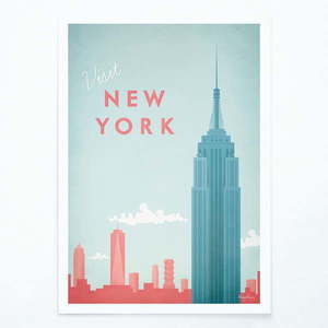 Plagát Travelposter New York, 30 x 40 cm vyobraziť