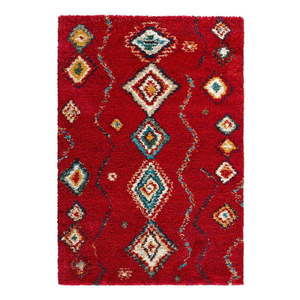 Červený koberec Mint Rugs Geometric, 160 x 230 cm vyobraziť