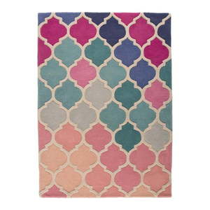 Vlnený koberec Flair Rugs Rosella, 80 × 150 cm vyobraziť