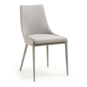 Sivá jedálenská stolička Kave Home Fabric vyobraziť