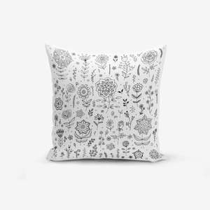 Obliečka na vankúš s prímesou bavlny Minimalist Cushion Covers Flower, 45 × 45 cm vyobraziť
