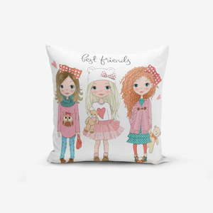 Obliečka na vankúš s prímesou bavlny Minimalist Cushion Covers Best Friends, 45 × 45 cm vyobraziť