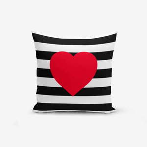 Obliečka na vankúš Minimalist Cushion Covers Navy Heart, 45 × 45 cm vyobraziť