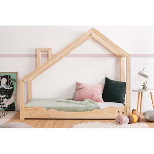 Domčeková posteľ z borovicového dreva Adeko Luna Drom, 90 x 200 cm vyobraziť