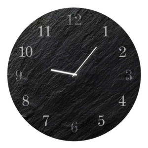 Nástenné hodiny Styler Glassclock Carbon, ⌀ 30 cm vyobraziť