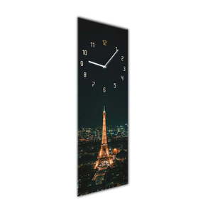 Nástenné hodiny Styler Glassclock Paris, 20 × 60 cm vyobraziť