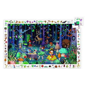 Detské puzzle Djeco Observation Rozprávkový les vyobraziť