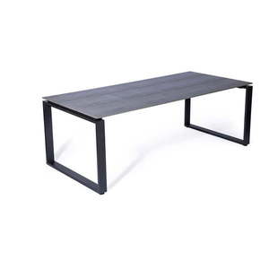 Sivý záhradný stôl pre 8 osôb Bonami Selection Strong, 210 x 100 cm vyobraziť
