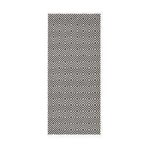 Čierno-biely vonkajší koberec NORTHRUGS Karo, 80 x 150 cm vyobraziť
