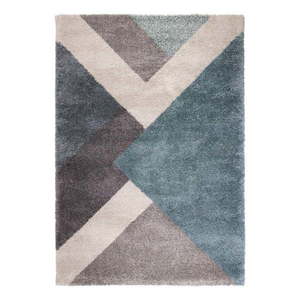 Modro-sivý koberec Flair Rugs Zula, 120 × 170 cm vyobraziť