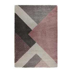 Ružovo-sivý koberec Flair Rugs Zula, 160 × 230 cm vyobraziť