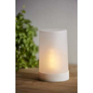 Biela LED vonkajšia svetelná dekorácia Star Trading Candle Flame, výška 14, 5 cm vyobraziť