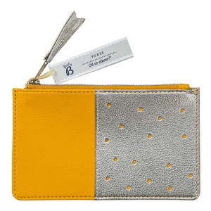 Žltá peňaženka s kapsou v striebornej farbe Busy B Flight vyobraziť