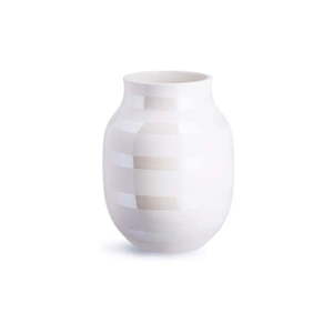 Biela kameninová váza Kähler Design Omaggio, výška 20 cm vyobraziť