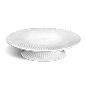 Biely porcelánový podnos na tortu Kähler Design Hammershoi Cake Dish, ⌀ 30 cm vyobraziť