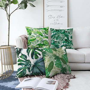 Súprava 4 obliečok na vankúše Minimalist Cushion Covers Summer Jungle, 55 x 55 cm vyobraziť