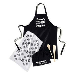 5-dielna súprava pre kuchárov Cooksmart ® Don't Mess With The Chef vyobraziť