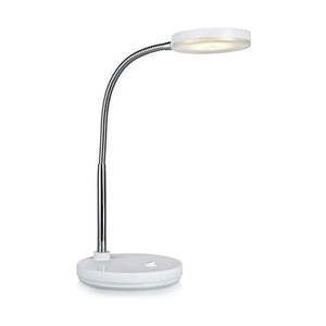 Biela stolová LED lampa Markslöjd Flex vyobraziť