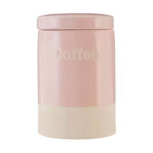 Ružová kameninová dóza na kávu Premier Housewares, 616 ml vyobraziť