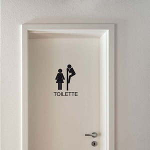 Samolepka Ambiance Toilettes Funny vyobraziť