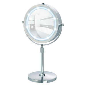 Zväčšovacie stolové zrkadlo s LED svietidlom Wenko Lumi vyobraziť