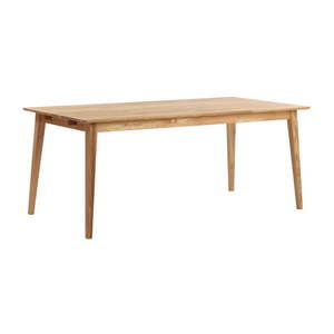 Prírodný dubový jedálenský stôl Rowico Mimi, 180 x 90 cm vyobraziť