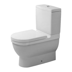 Duravit Starck 3 - Stojace kombi WC, 4, 5 l, 360 x 655 mm, biele 0128090064 vyobraziť