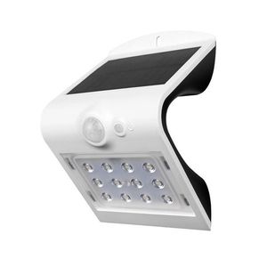 LED Solárne nástenné svietidlo so senzorom LED/1.5W/3, 7V IP65 biela vyobraziť