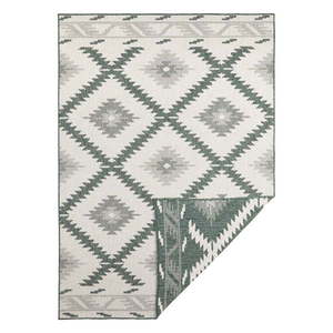 Zeleno-krémový vonkajší koberec NORTHRUGS Malibu, 150 x 80 cm vyobraziť
