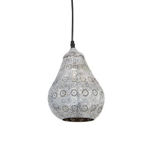 Orientálna závesná lampa šedá - Billa Dia vyobraziť