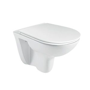 MEREO - WC závesné, RIMLESS, 530x355x360, keramické, vr. sedátka CSS113S VSD81S vyobraziť