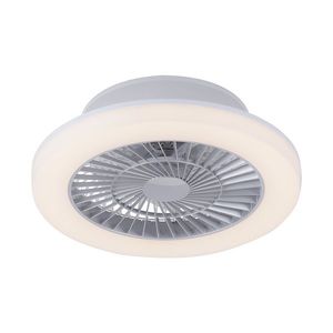 Dizajnový stropný ventilátor sivý vrátane LED - Maki vyobraziť