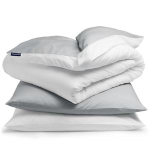 Sleepwise Soft Wonder-Edition, posteľná bielizeň, svetlosivá/biela, 155 x 200 cm, 80 x 80 cm vyobraziť