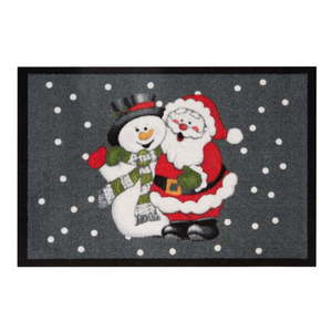 Rohožka Hanse Home Santa a snehuliak, 40 x 60 cm vyobraziť