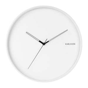 Biele nástenné hodiny Karlsson Hue, ø 40 cm vyobraziť