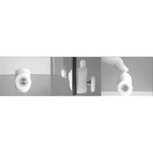 MEREO - Sprchový kút, Kora Lite, štvrťkruh, 80 cm, R550, chróm ALU, sklo Číre CK35133Z vyobraziť