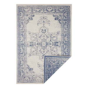 Modro-krémový vonkajší koberec NORTHRUGS Borbon, 120 x 170 cm vyobraziť