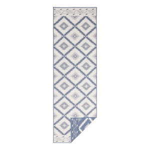 Modro-krémový vonkajší koberec NORTHRUGS Malibu, 350 x 80 cm vyobraziť