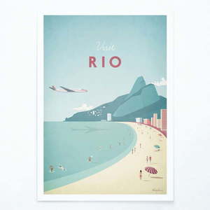Plagát Travelposter Rio, 50 x 70 cm vyobraziť
