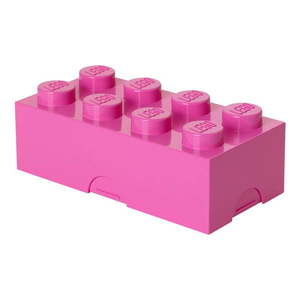 Ružový desiatový box LEGO® vyobraziť