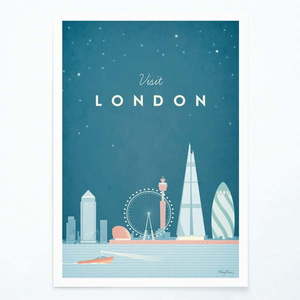 Plagát Travelposter London, 30 x 40 cm vyobraziť