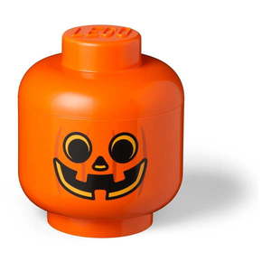 Oranžový úložný box LEGO® Pumpkin Head L vyobraziť