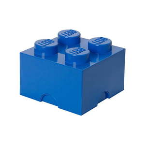 Modrý úložný box štvorec LEGO® vyobraziť