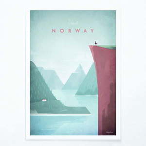 Plagát Travelposter Norway, 30 x 40 cm vyobraziť